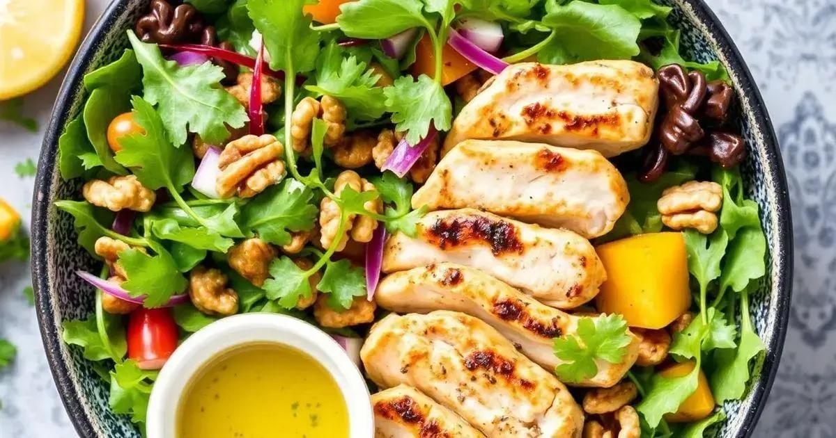 Healthy Ingredients for Grilled Chicken Salad