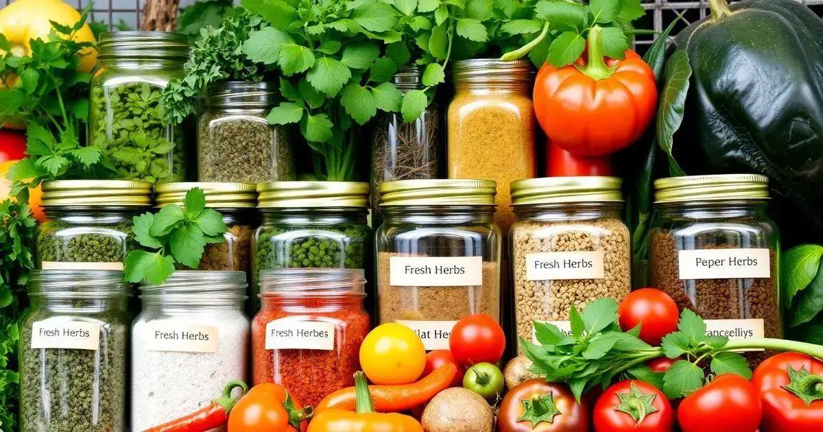 Herbs and Spices for Flavor Enhancement