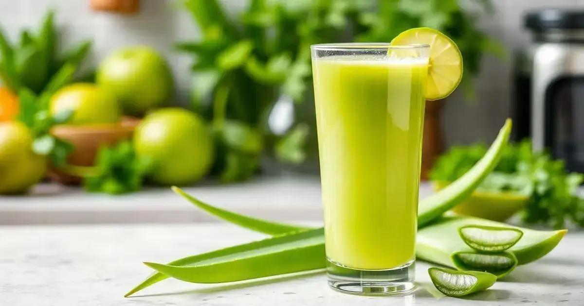 How Aloe Vera Juice Supports Healthy Digestion