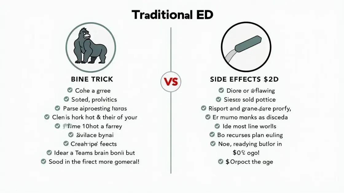 How Does the Gorilla Trick Compare to Traditional ED Remedies?