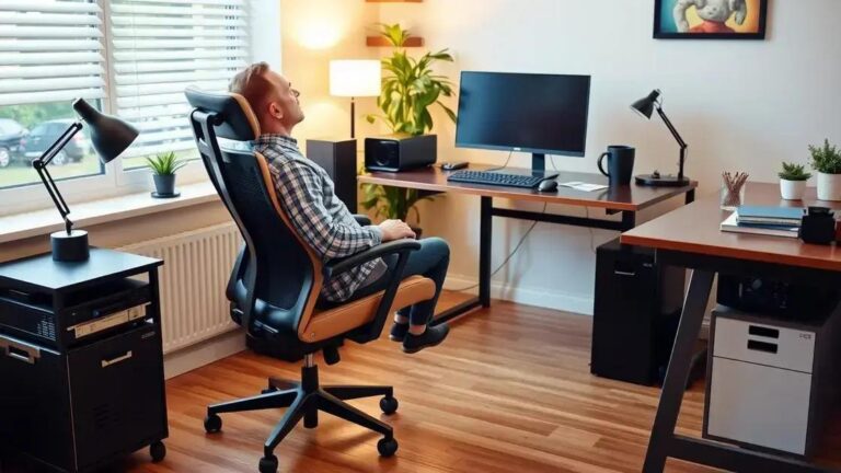 How Ergonomic Home Office Setups Improve Men’s Posture