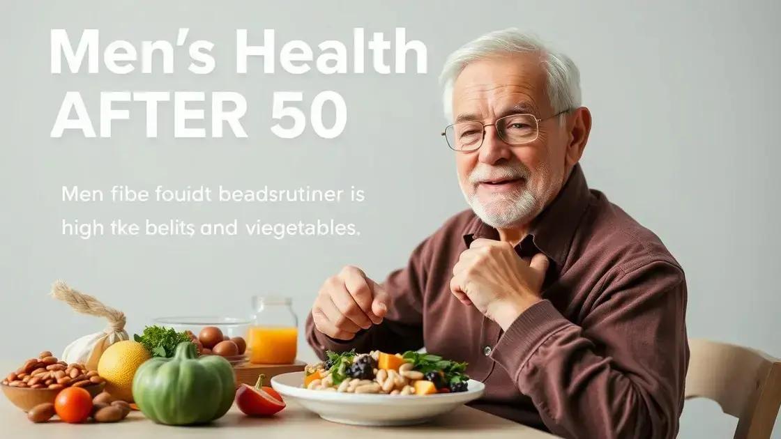How Fiber Affects Men’s Health After 50