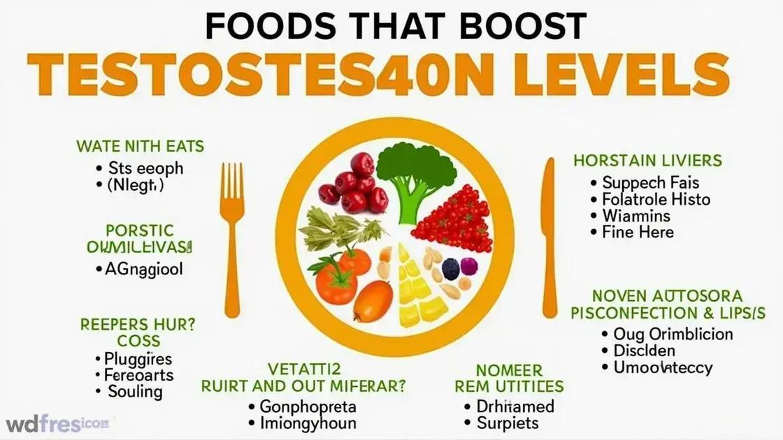How food affects testosterone levels