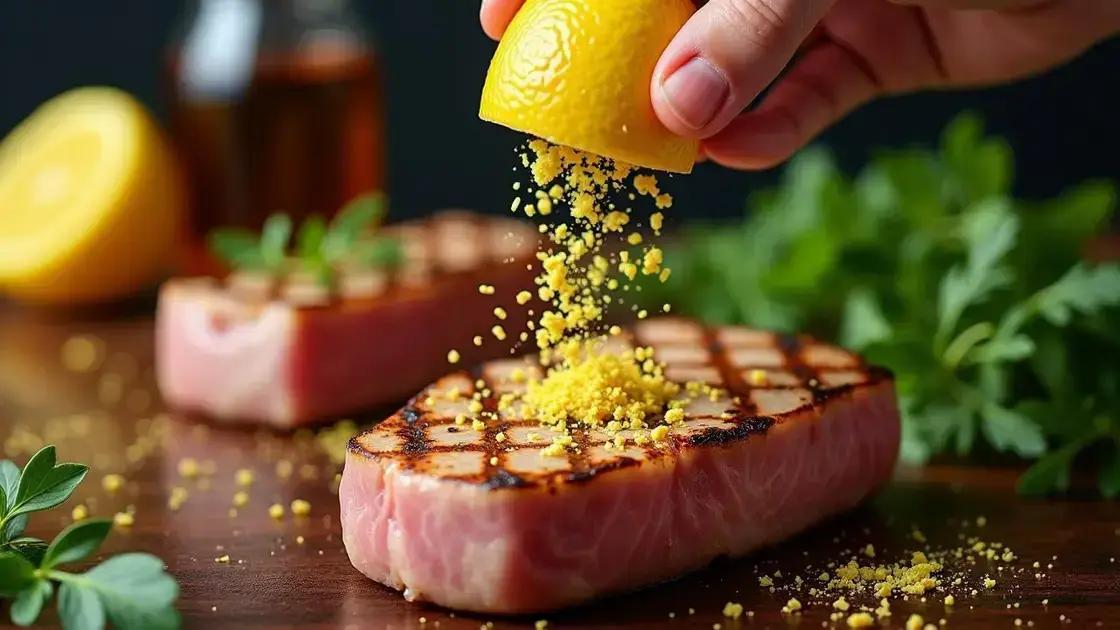 How Lemon Zest Enhances Tuna Recipes
