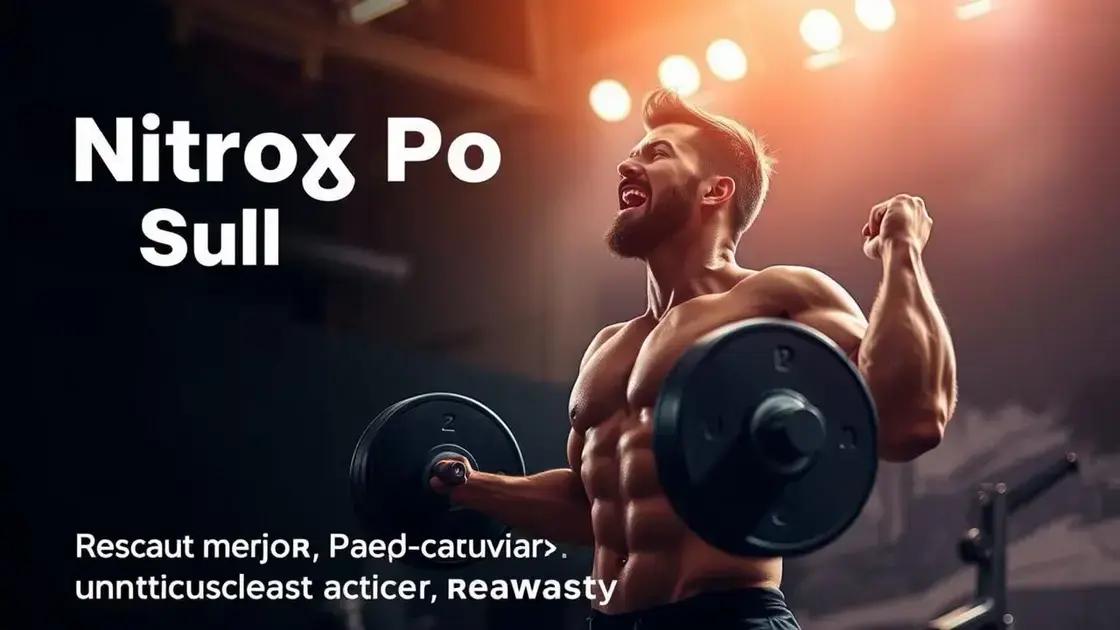 How Nitrox Pro Helps Build Strength