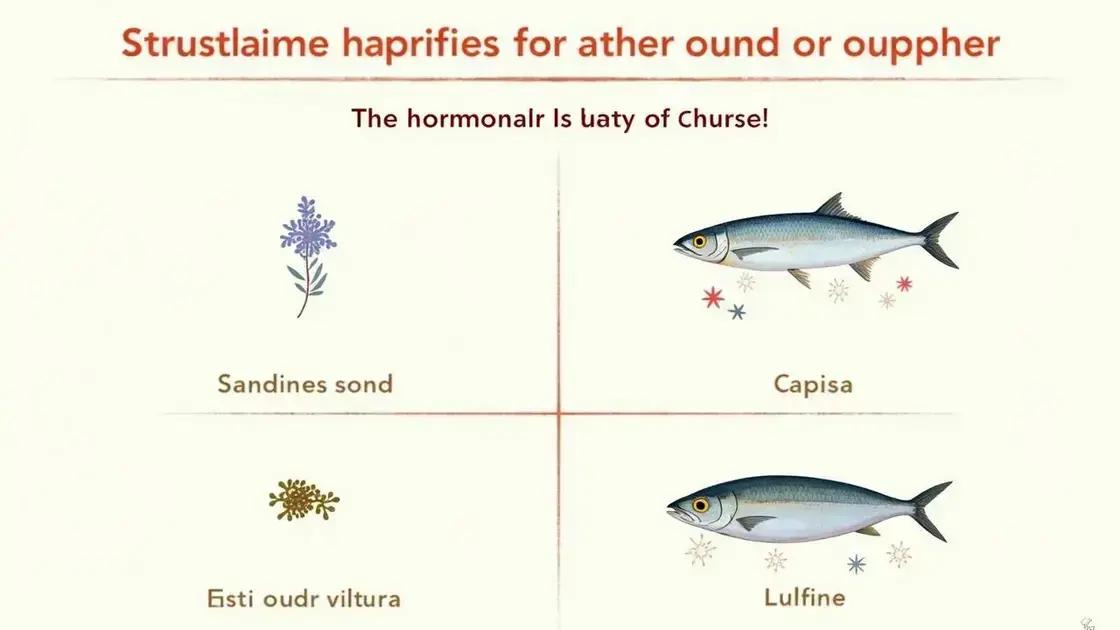 How Sardines and Capers Support Hormonal Balance