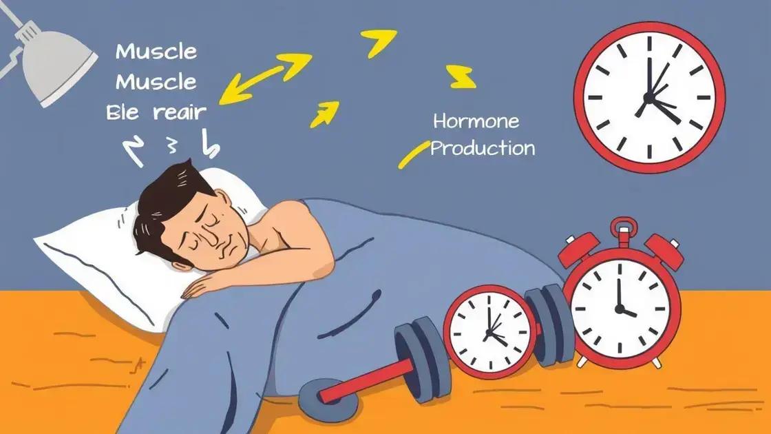 How Sleep Affects Muscle Growth
