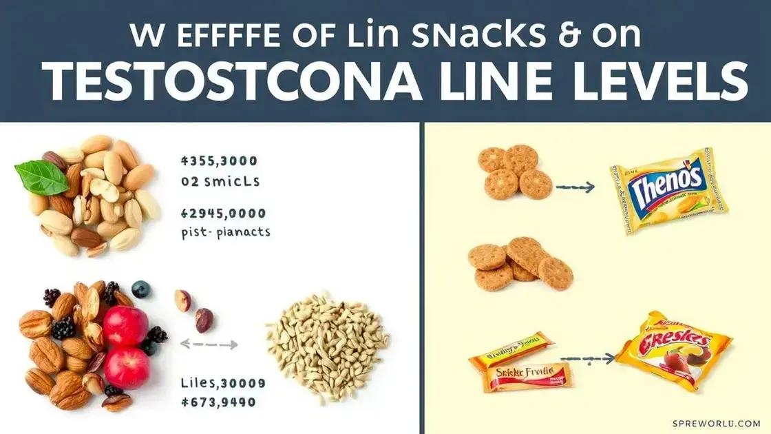How Snacks Affect Testosterone