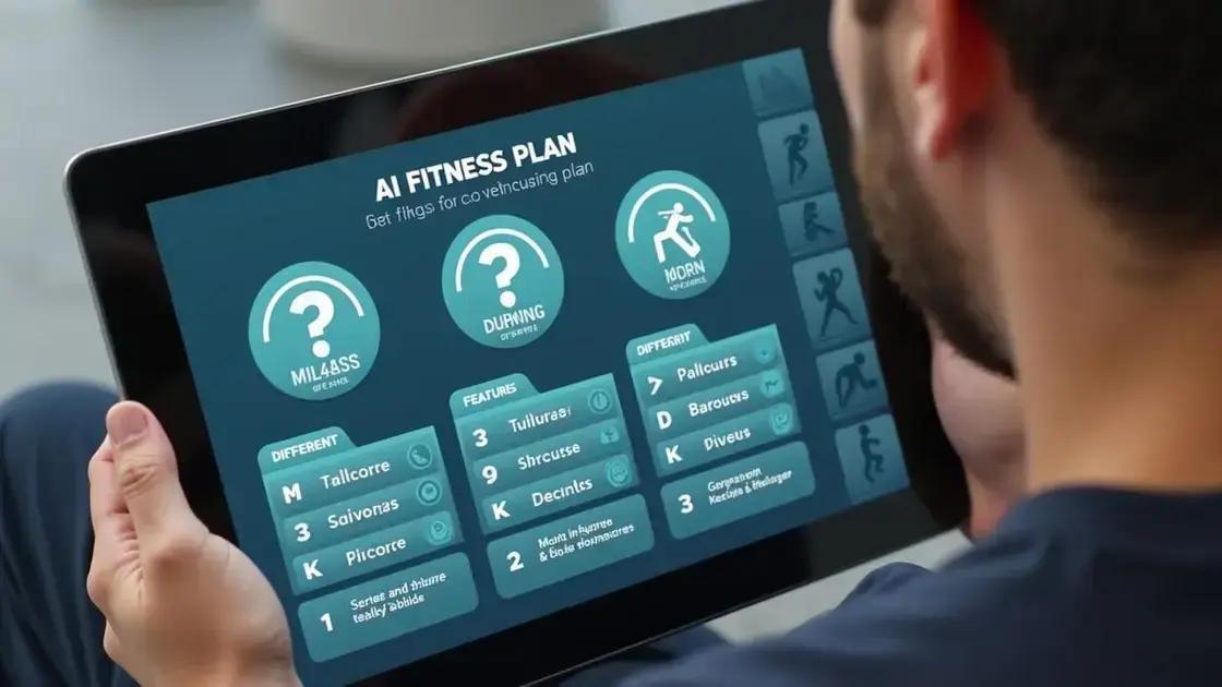 How to Choose the Right AI Fitness Plan