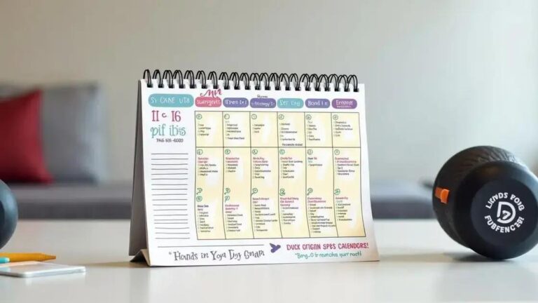 How to Create a Fitness Calendar for Weekly Accountability