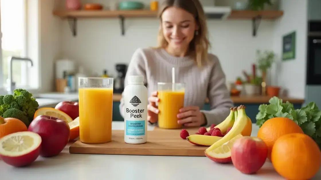 How to Incorporate Booster Peak into Your Diet
