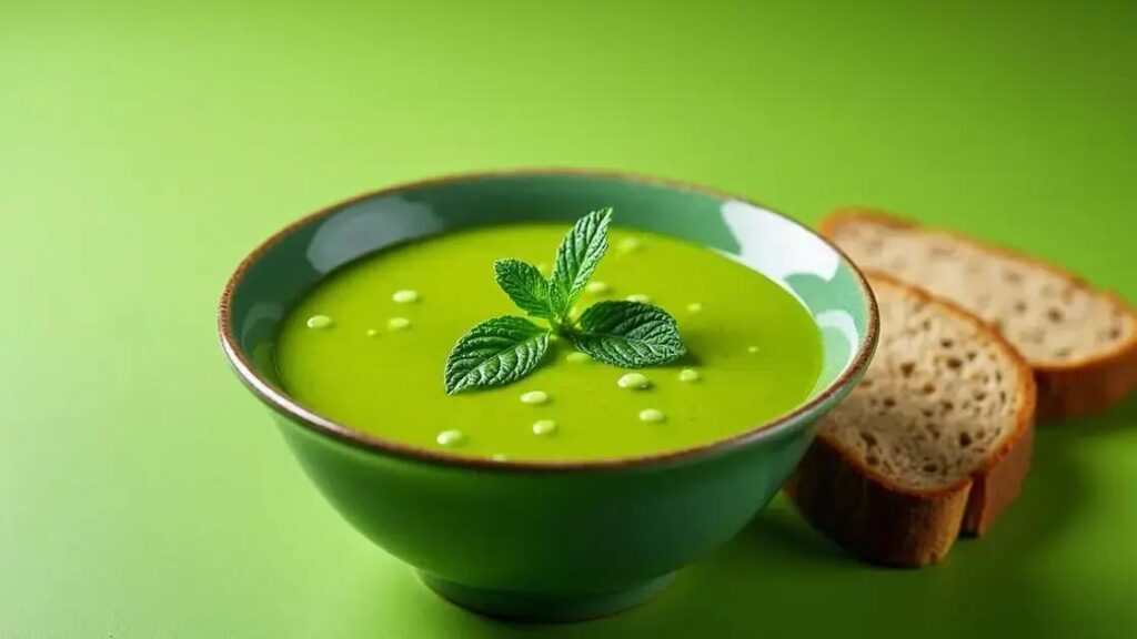 How to Make a High-Fiber Green Pea and Mint Soup Today
