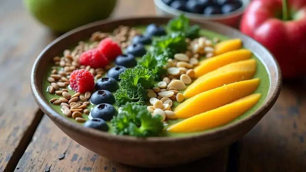 How to Make a Hormonal Balance Smoothie with Kale and Mango