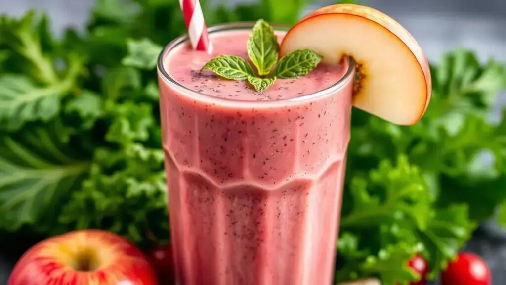 How to Make a Hormonal Support Smoothie: Apple, Kale, Chia
