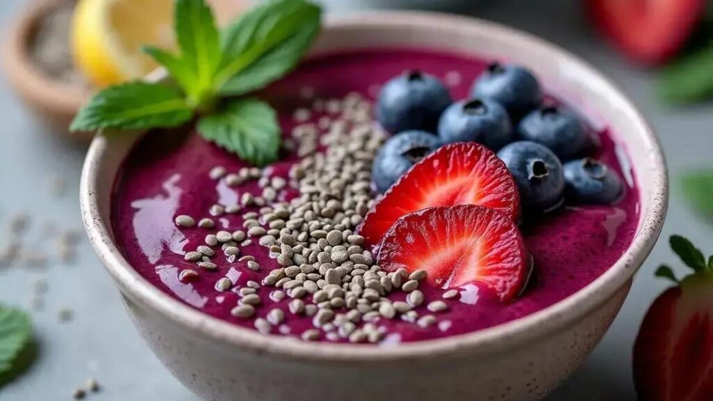 How to Make a Hormonal Support Smoothie with Beetroot and Blueberries