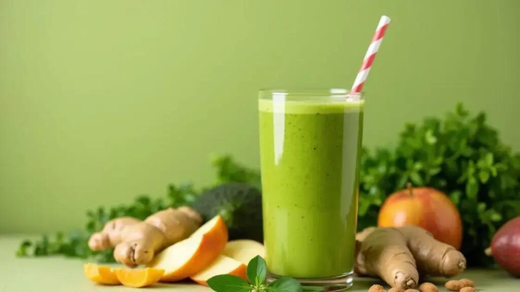 How to Make a Hormonal Support Smoothie with Ginger and Apple