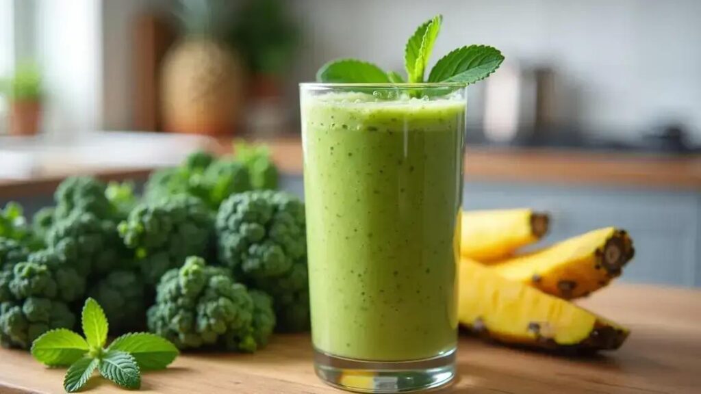 How to Make a Hormonal Support Smoothie with Kale and Pineapple