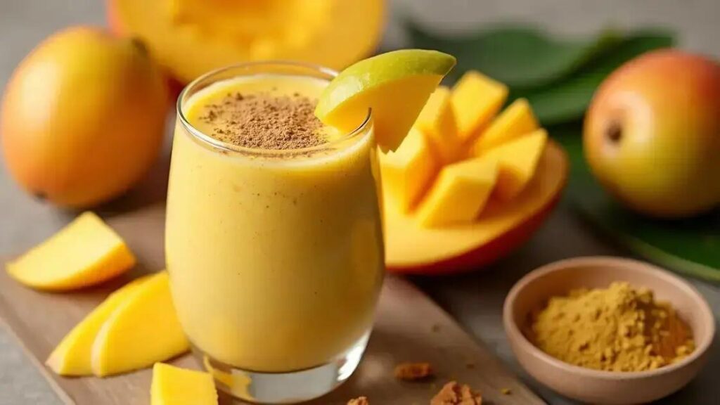 How to Make a Hormonal Support Smoothie with Mango and Maca Powder