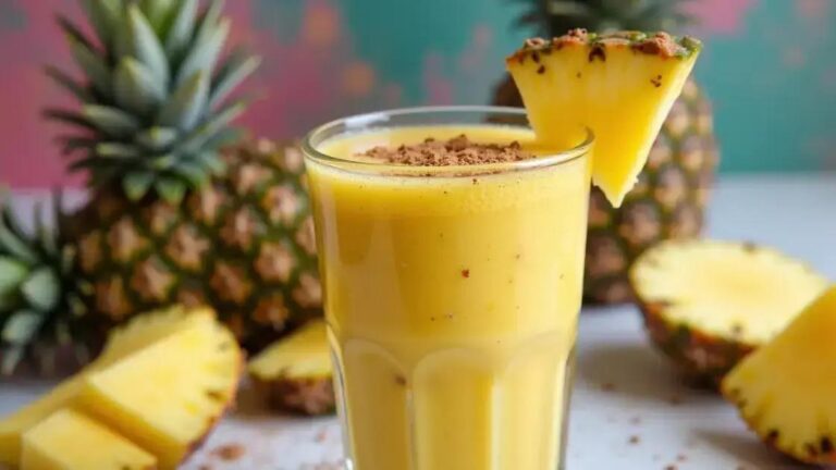 How to Make a Hormonal Support Smoothie with Pineapple and Maca