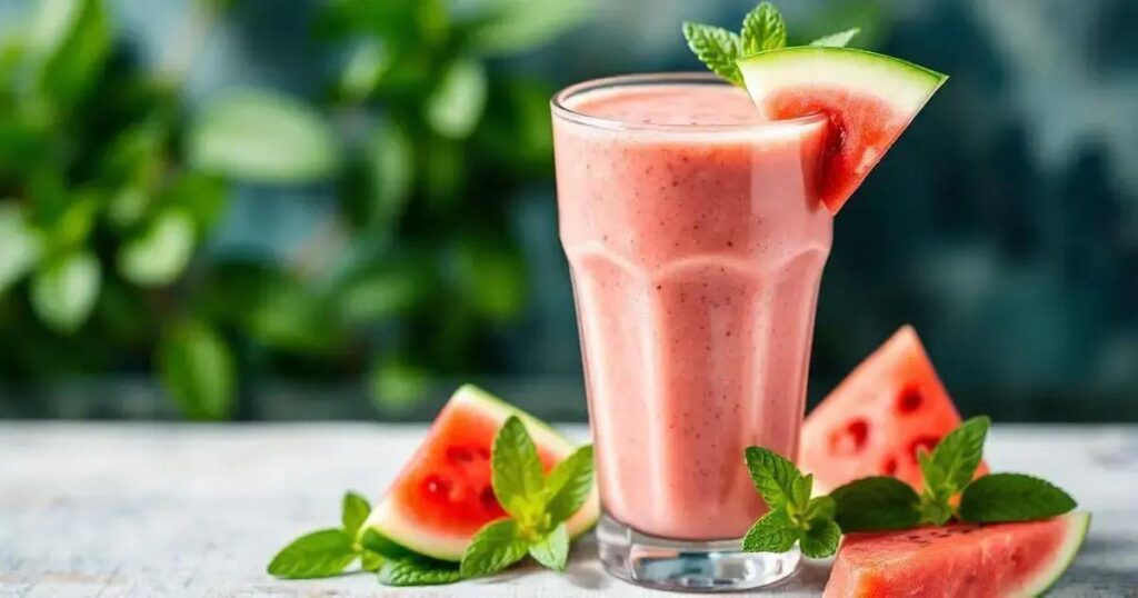 How to Make a Hormonal Support Smoothie with Watermelon and Mint