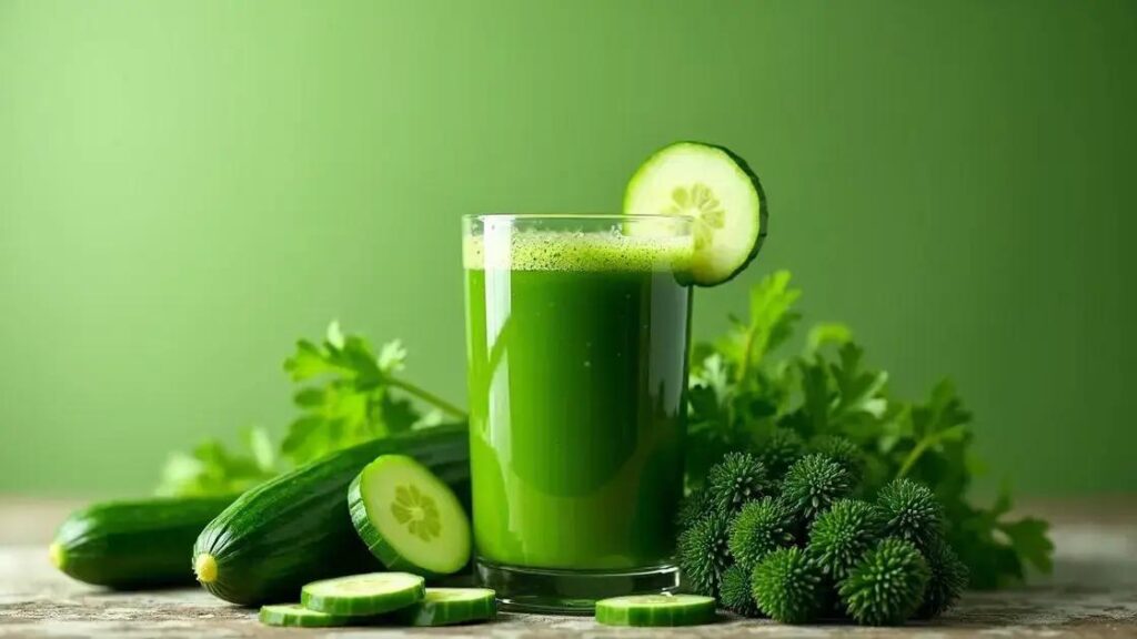 How to Make a Hormone-Boosting Green Juice with Cucumber