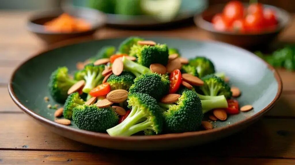 How to Make a Hormone-Friendly Broccoli and Almond Stir-Fry