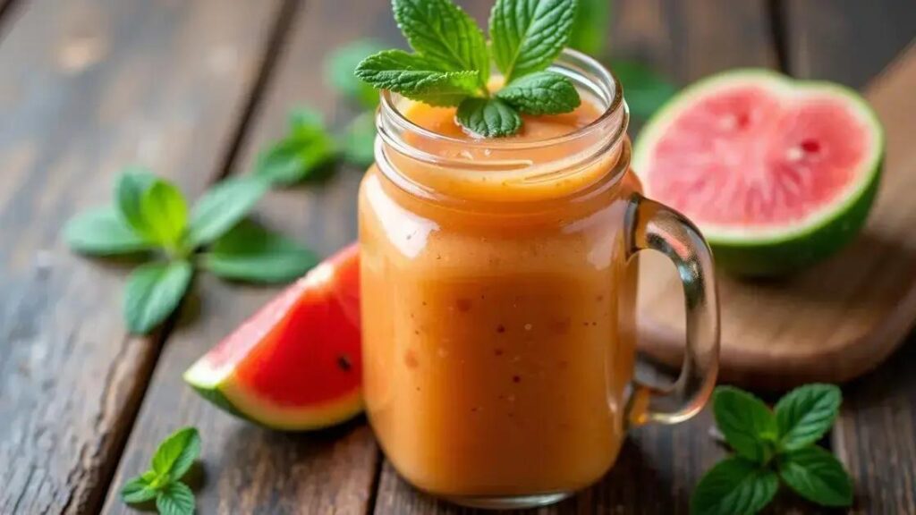 How to Make a Hormone-Friendly Smoothie with Guava and Mint