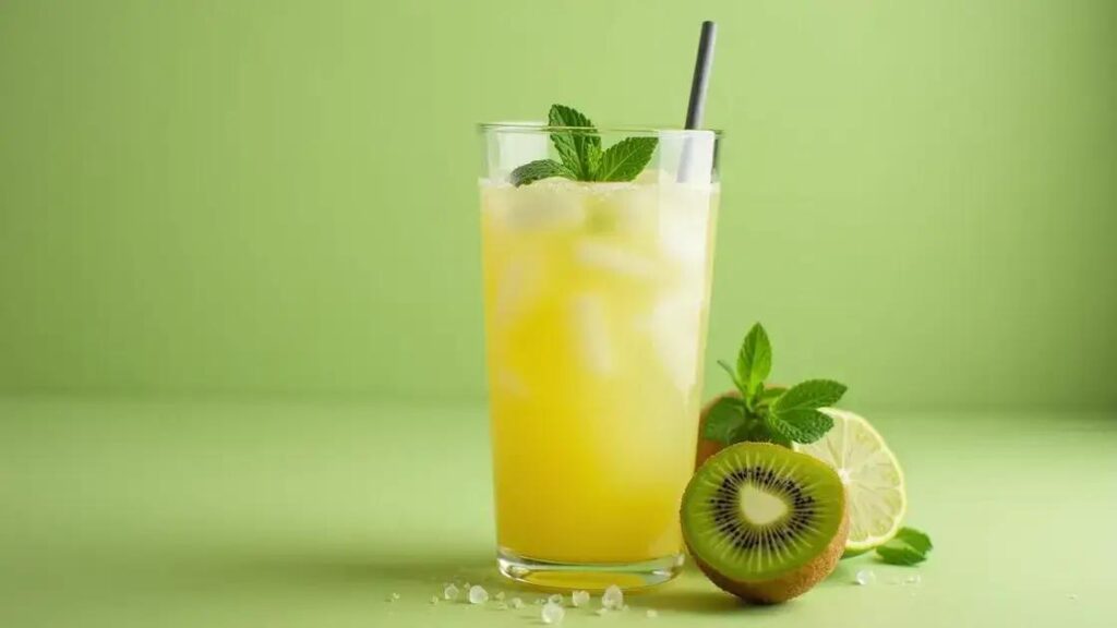 How to Make a Smoothie with Ginger, Lime, and Kiwi
