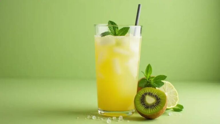 How to Make a Smoothie with Ginger, Lime, and Kiwi