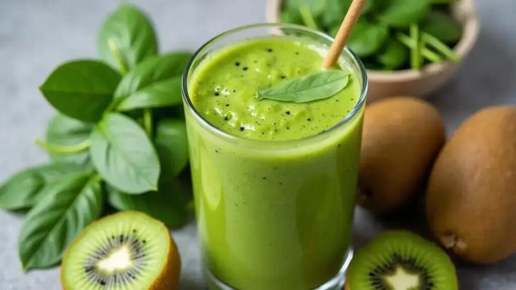 How to Make a Testosterone-Boosting Smoothie with Kiwi and Spinach
