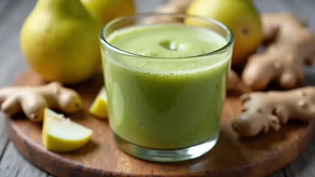 How to Make a Testosterone-Boosting Smoothie with Pear and Ginger