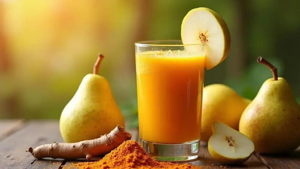 How to Make a Testosterone-Boosting Smoothie with Pear and Turmeric