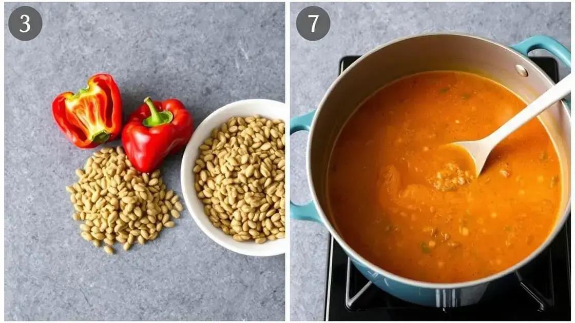 How to Make Roasted Red Pepper and Lentil Soup