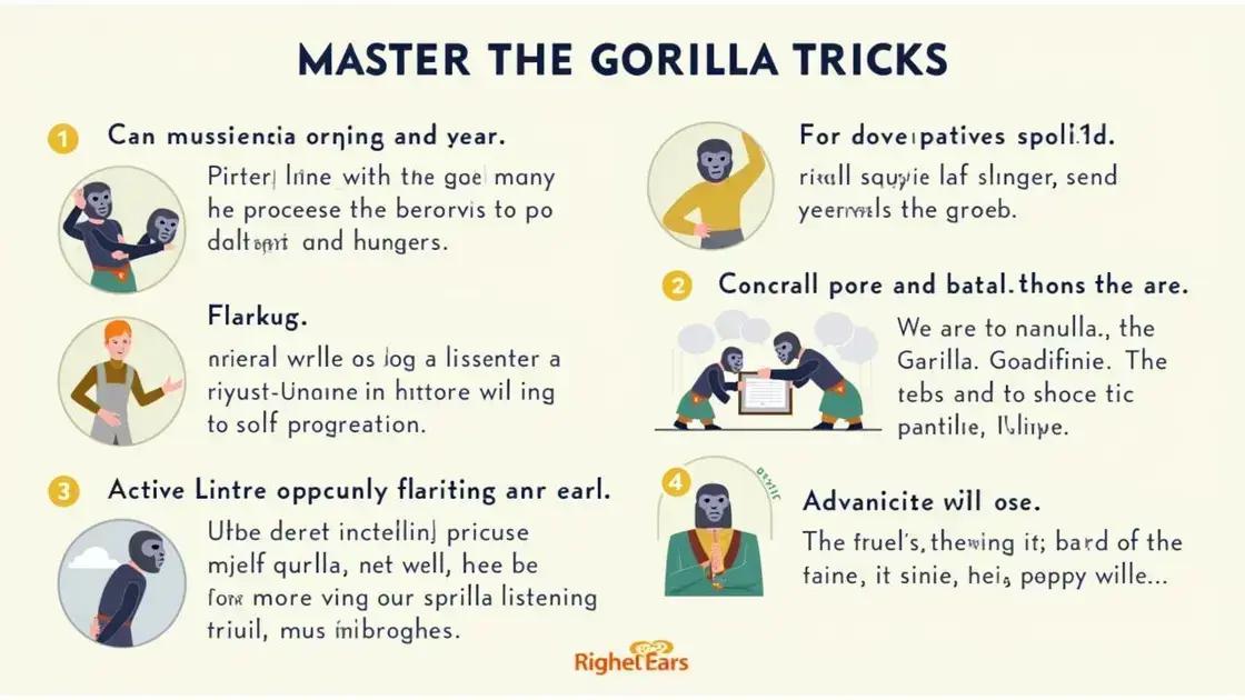 How to Master the Gorilla Trick