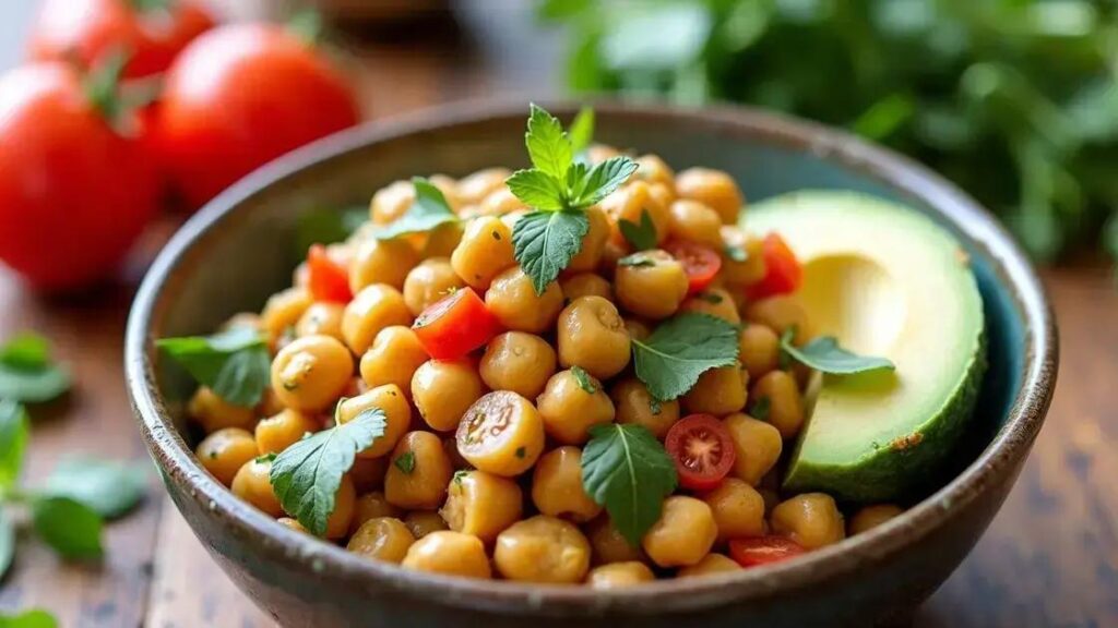 How to Prepare a Chickpea and Avocado Salad for Men Over 50