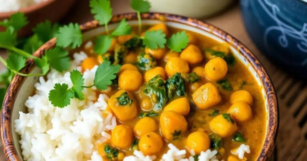 How to Prepare a Chickpea and Spinach Curry for Men Over 50