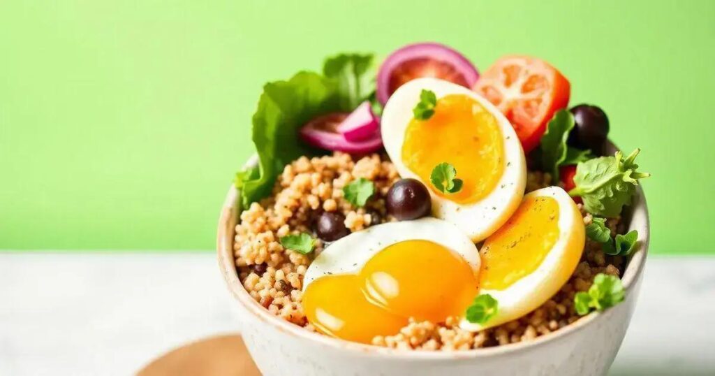 How to Prepare a High-Protein Breakfast Bowl with Quinoa and Eggs