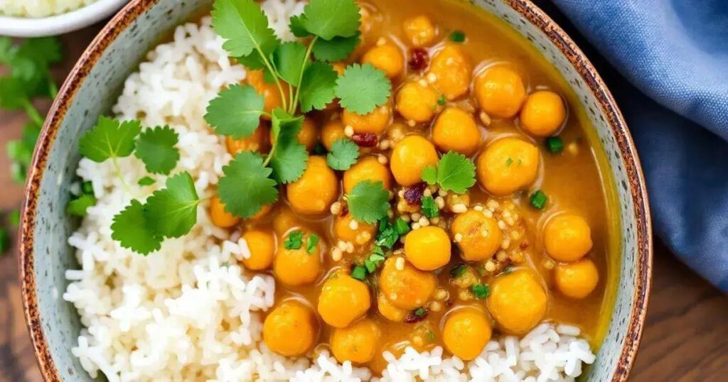 How to Prepare a High-Protein Chickpea and Quinoa Curry