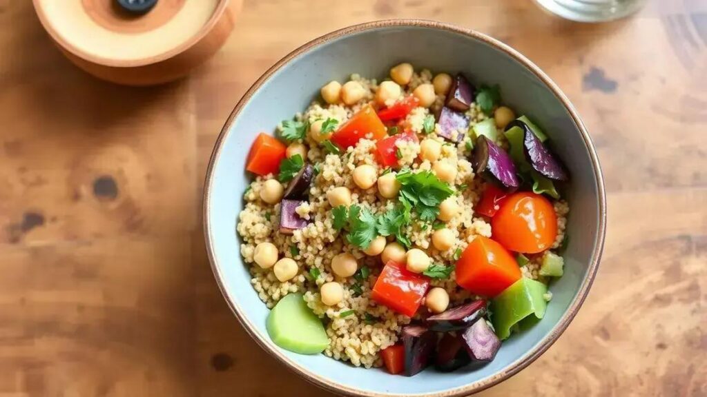 How to Prepare a High-Protein Chickpea and Quinoa Salad Easily