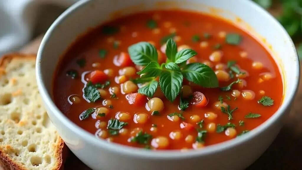 How to Prepare a High-Protein Lentil and Tomato Soup