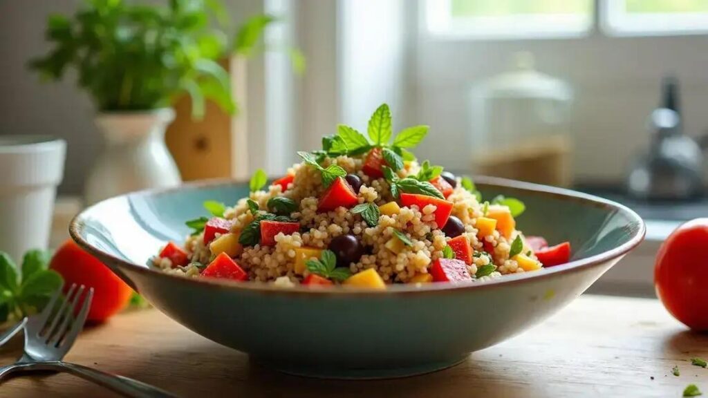 How to Prepare a High-Protein Quinoa Salad with Roasted Vegetables
