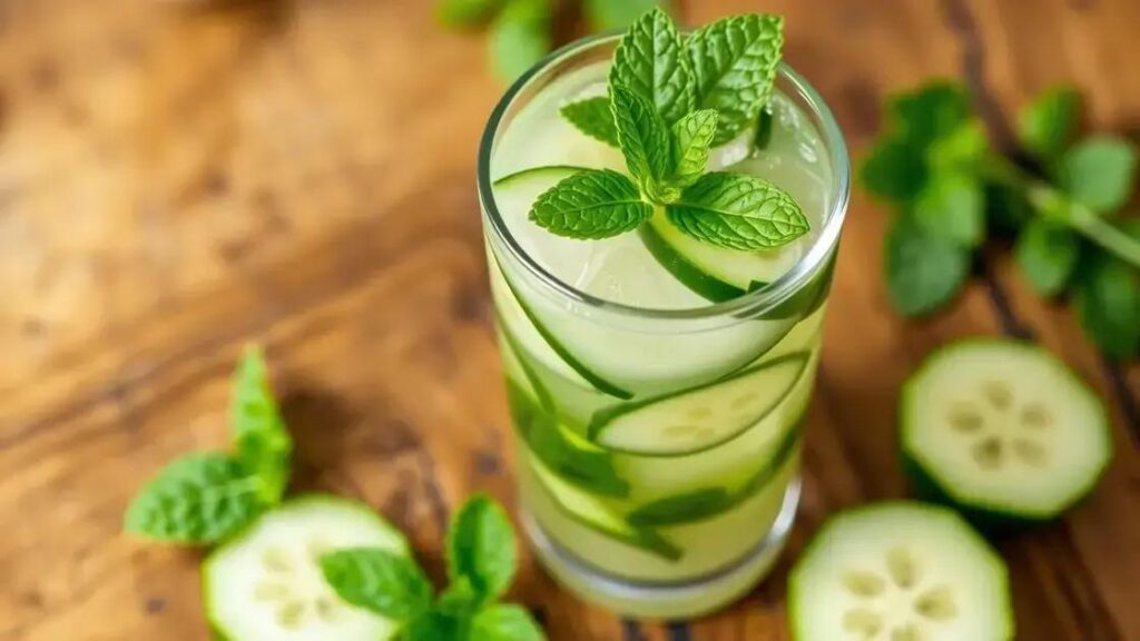 How to Prepare a Refreshing Mint and Cucumber Detox Drink