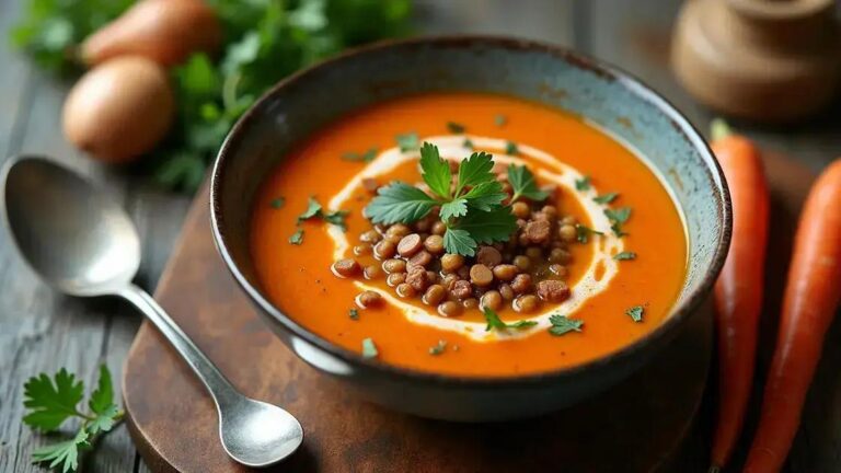 How to Prepare a Roasted Carrot and Lentil Soup for Hormonal Health