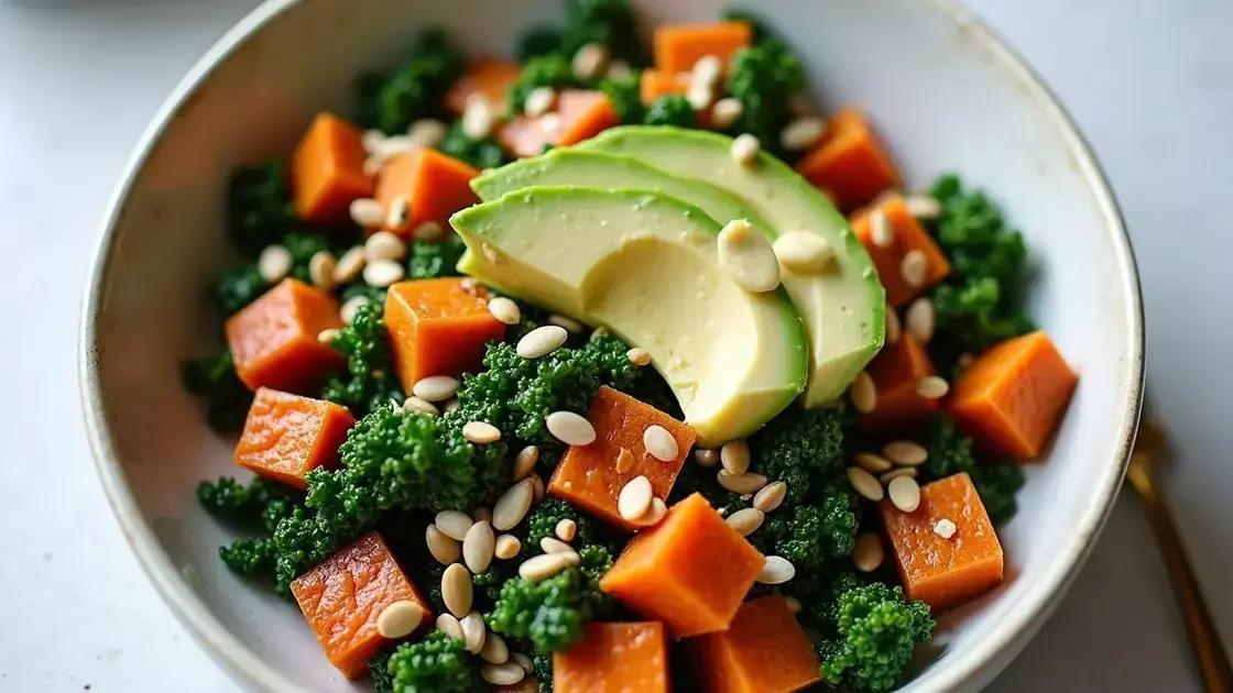 How to Prepare a Roasted Sweet Potato and Kale Bowl