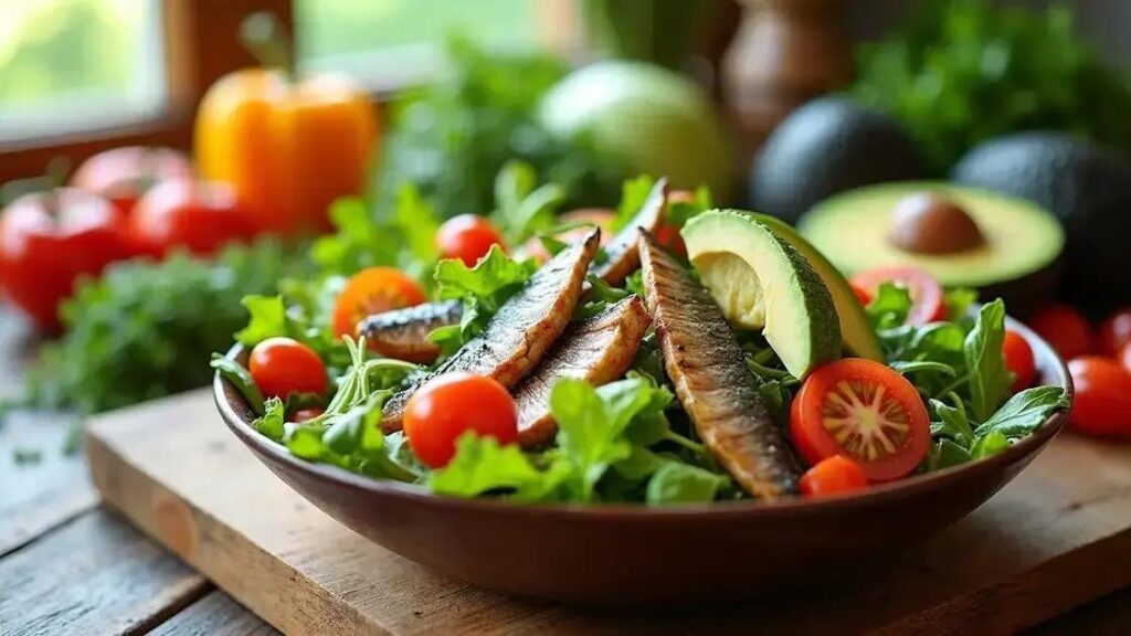 How to Prepare a Sardine and Avocado Salad for Men Over 50