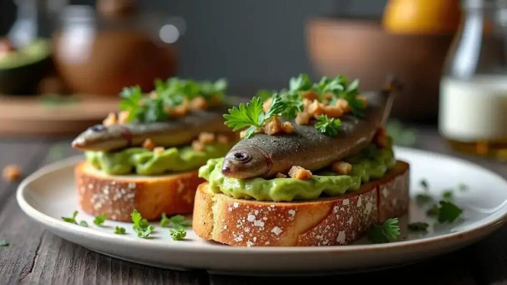 How to Prepare a Sardine and Avocado Toast for Men Over 50