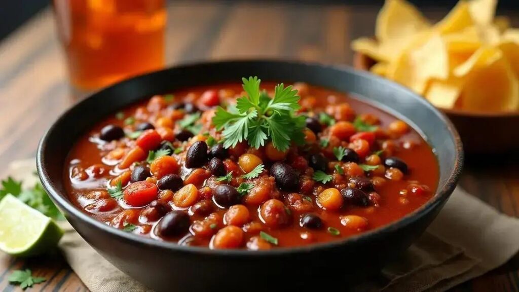 How to Prepare a Spicy Black Bean and Tomato Chili for Testosterone Boost