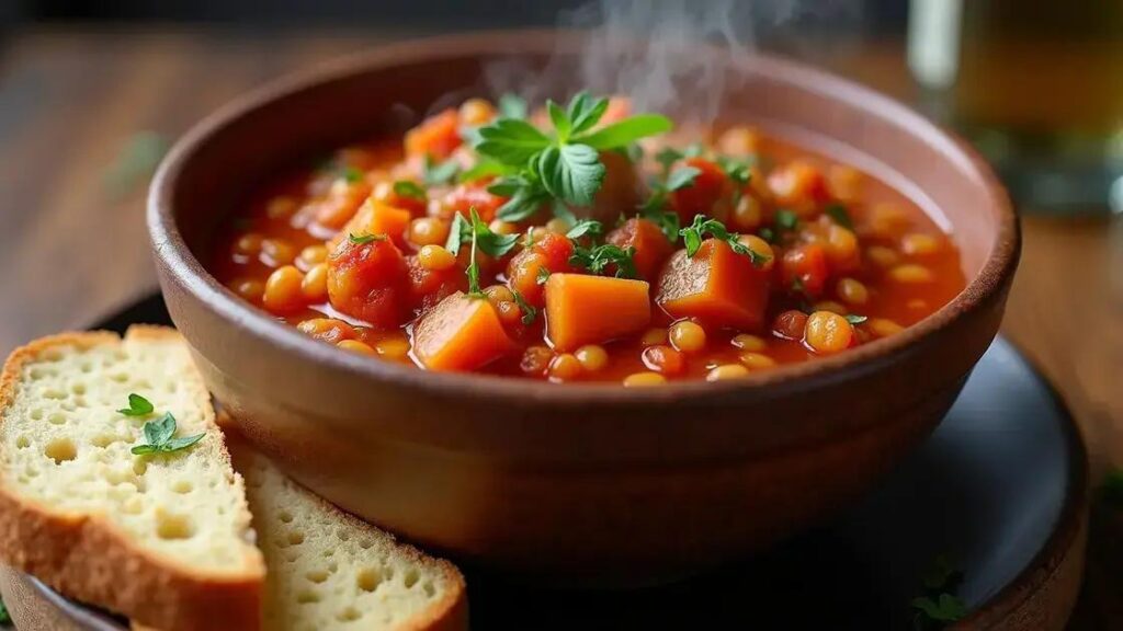 How to Prepare a Spicy Lentil and Tomato Stew: A Guide