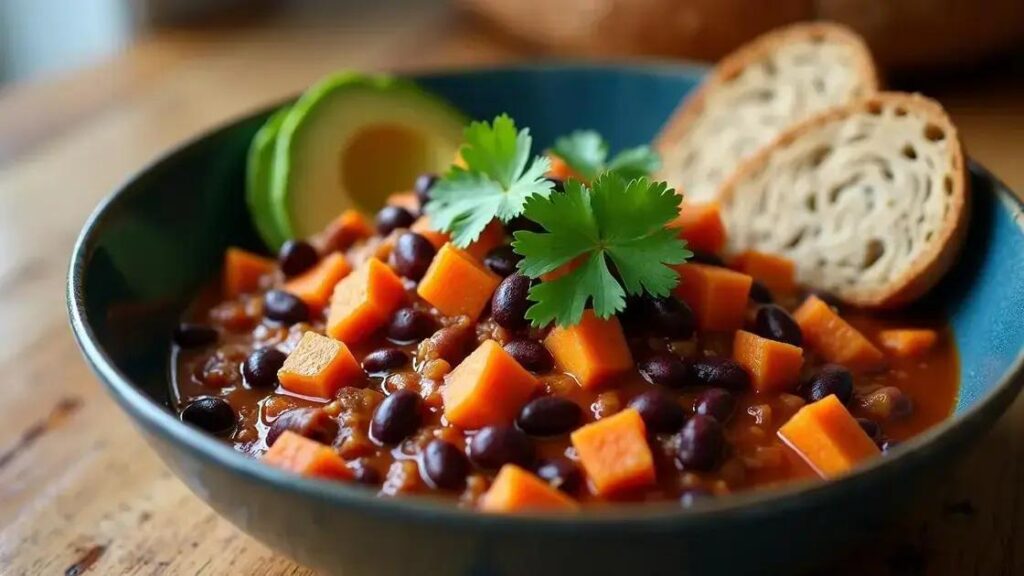 How to Prepare a Sweet Potato and Black Bean Chili for Healthy Hormones