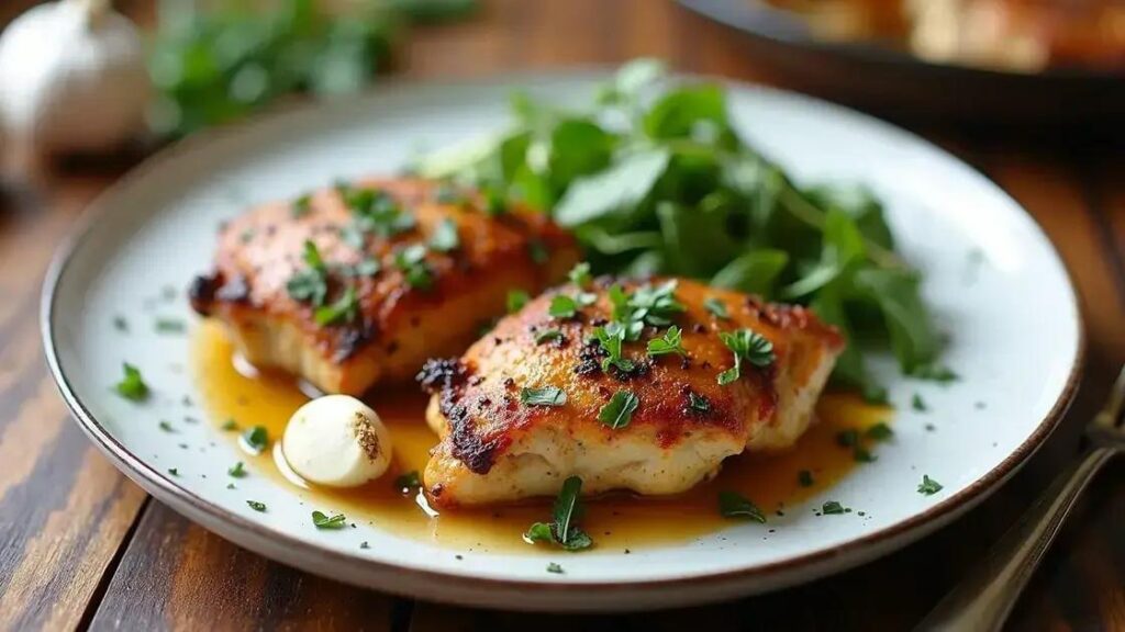 How to Prepare Garlic and Herb-Roasted Chicken Thighs Perfectly